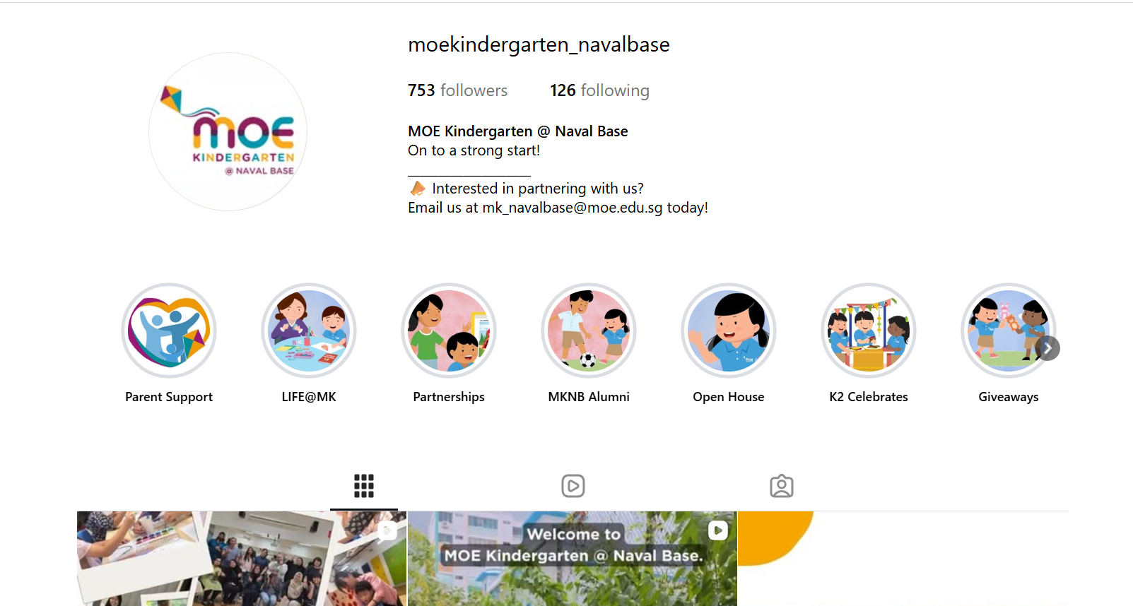Instagram link